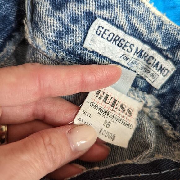 Vintage Guess denim skirt size 26 - Picture 12 of 15